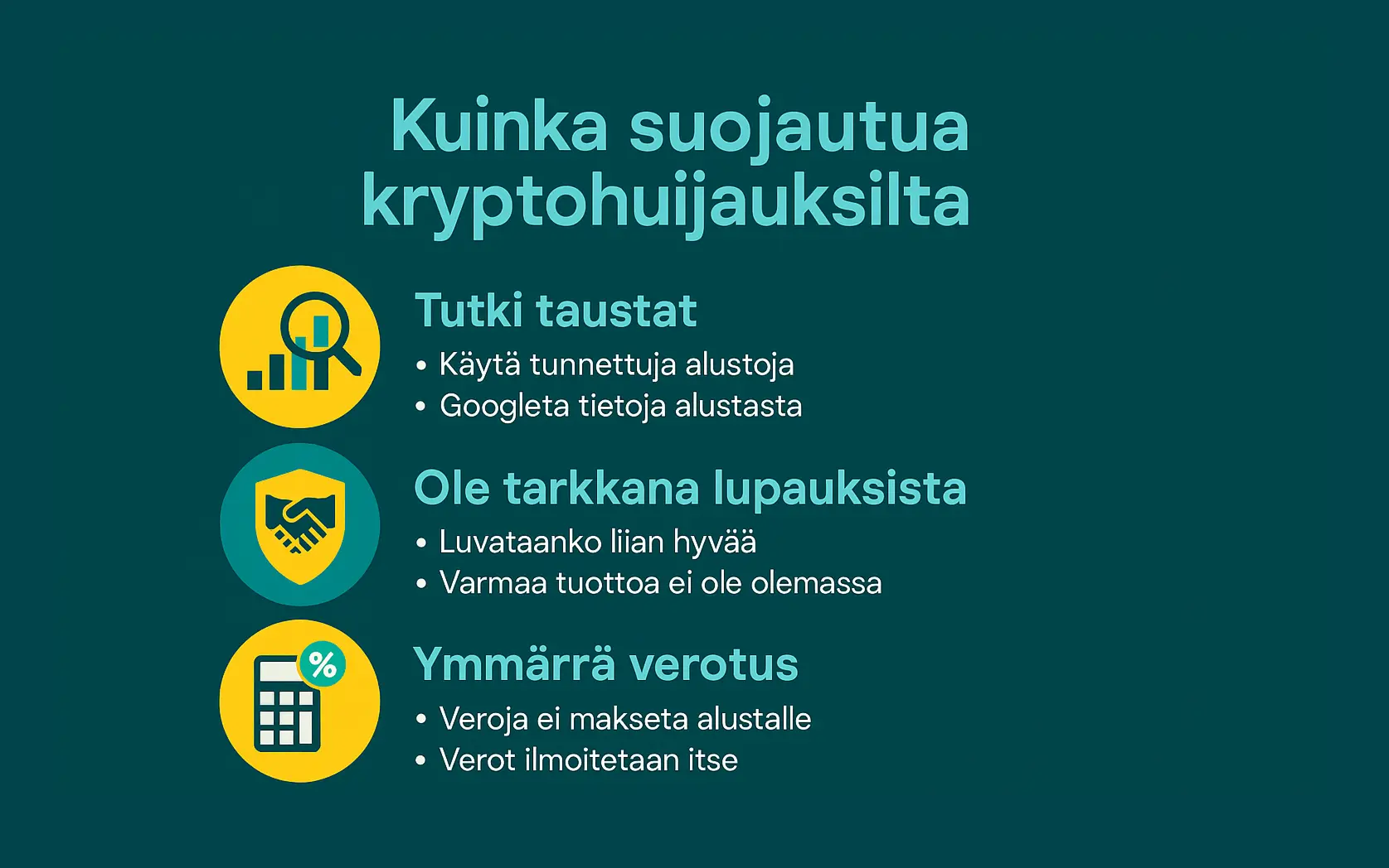 Kuinka suojautua kryptohuijauksilta