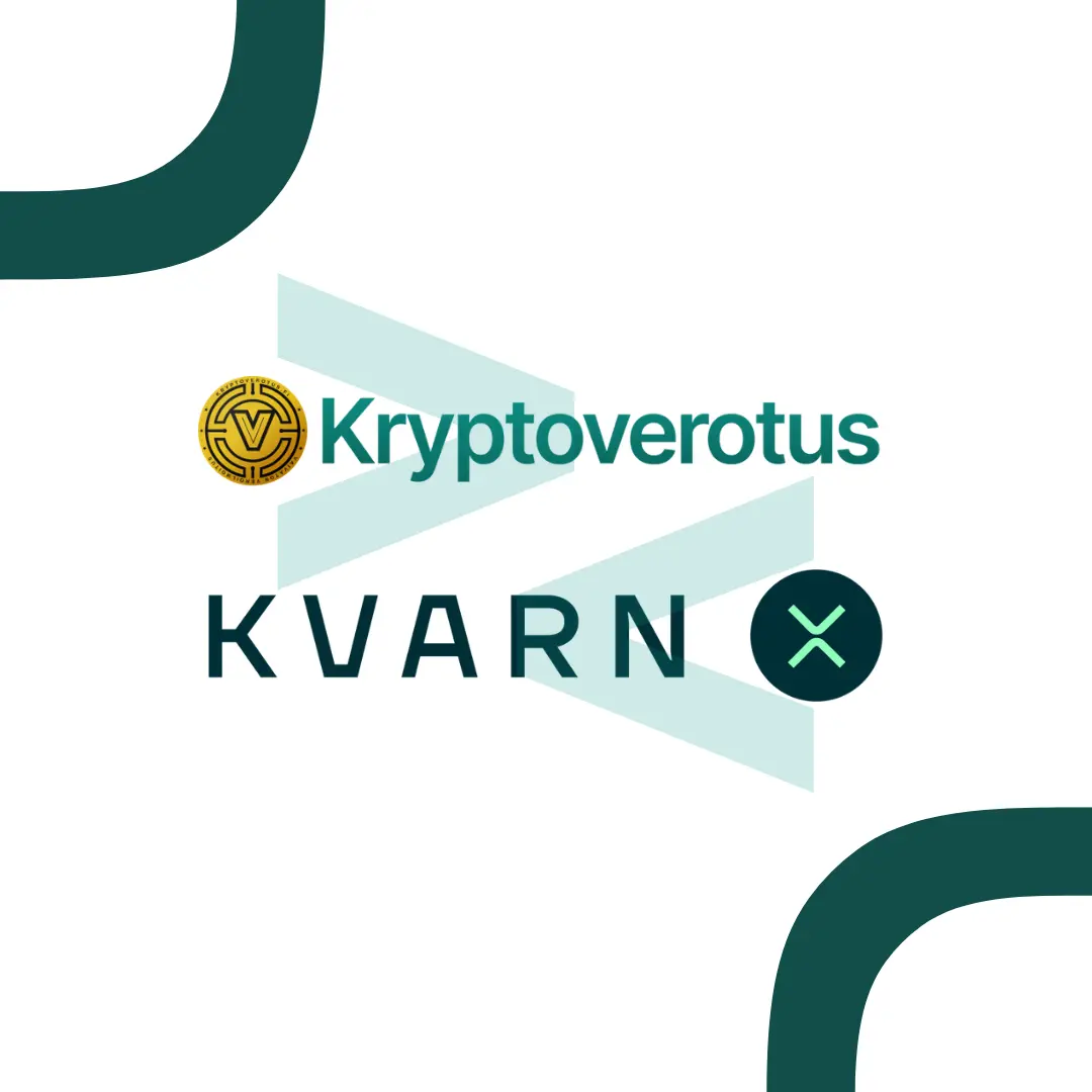 Kryptoverotus ja Kvarn X yhteistyöhön kansikuva